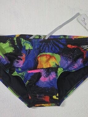 Speedo Men’s Multicolor Performance Swim Brief